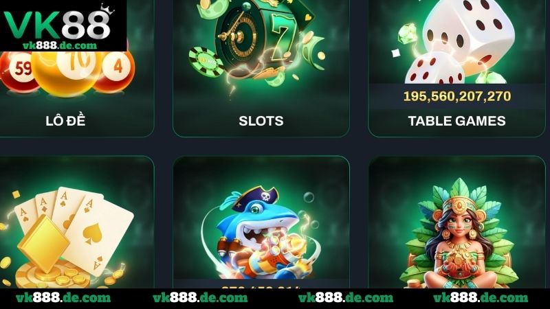 Cách chinh phục Top 5 game đổi thưởng hay nhất VK88