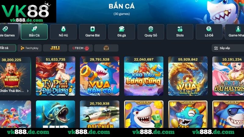 Bắn Cá VK88 - Săn Boss Kiếm Tiền Thưởng Khủng Mỗi Ngày Giới thiệu game Bắn cá VK88