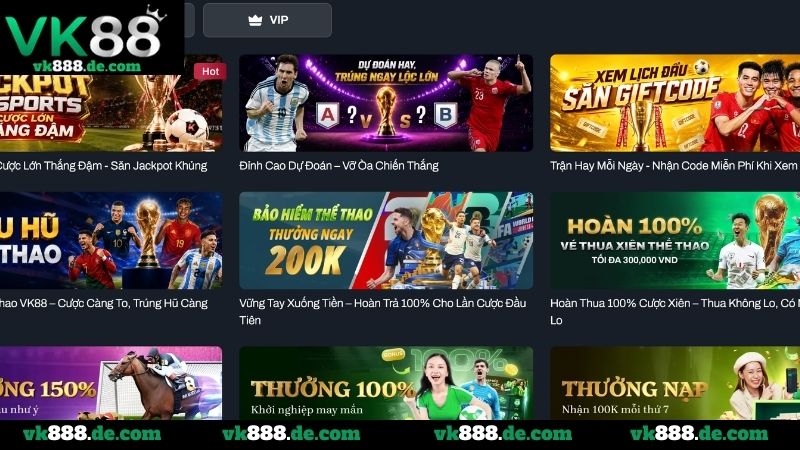 Khuyến Mãi VK88 - Tổng Hợp Sự Kiện Siêu Hot Cho Hội Viên Khuyến mãi VK88 - thưởng chào mừng tân thủ gia nhập