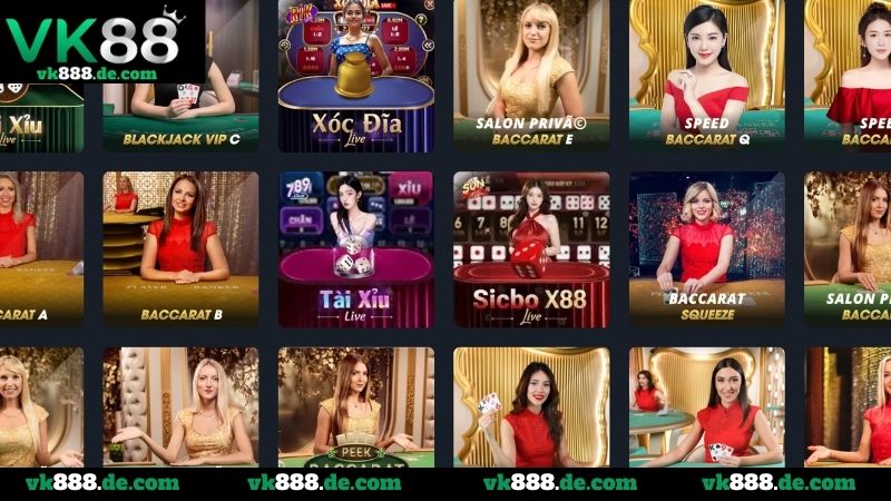 Live Casino VK88 - Thiên Đường Giải Trí Thịnh Hành, Đẳng Cấp Ưu điểm nổi trội của sòng bài trực tuyến VK88